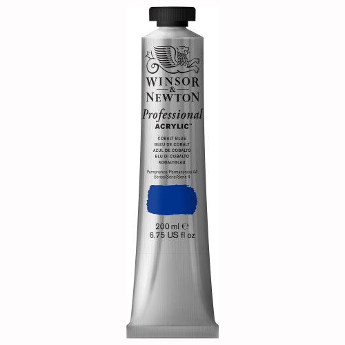 Winsor & Newton 2337178 Professional Acrylfarbe in 200ml Tube, hohe Deckkraft, Künstlerqualität, Kobaltbalu von Winsor & Newton