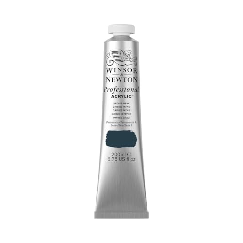 Winsor & Newton 2337465 Professional Acrylfarbe in Künstlerqualität, hohe Farbbrillanz & Deckkraft, Archivqualität, 200ml Tube - Payne's Grau Winsor & Newton 2337465 Professional Acrylfarbe in Künstlerqualität, hohe Farbbrillanz & Deckkraft, Archivqualität, 200ml Tube - Payne's Grau von Winsor & Newton