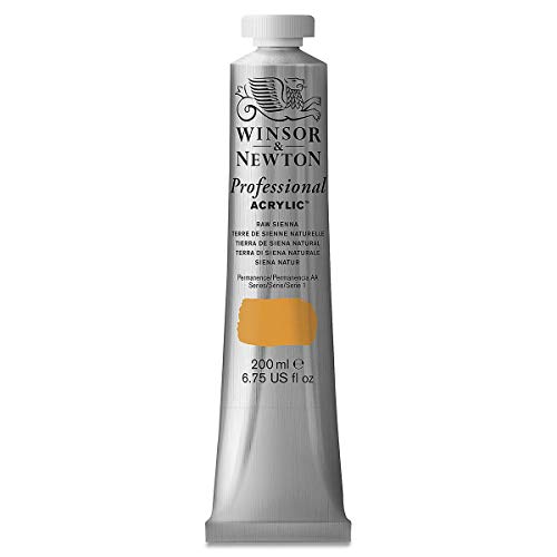 Winsor & Newton 2337552 Professional Acrylfarbe in Künstlerqualität, hohe Farbbrillanz & Deckkraft, Archivqualität, 200ml Tube - Siena Natur von Winsor & Newton