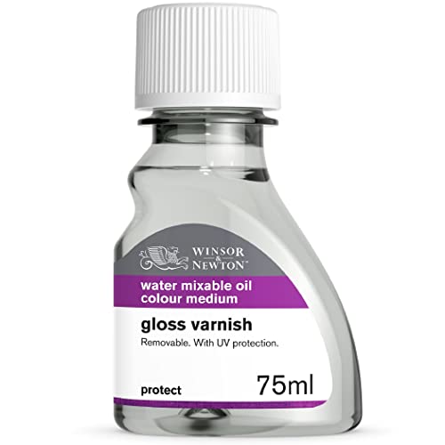 Winsor & Newton 2621721 Artisan Öl - Firnis für wassermischbare Ölfarben - Glanz Firnis, 75ml Flasche von Winsor & Newton