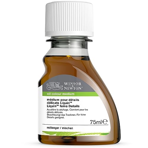 Winsor & Newton 2621752 Ölmalmittel, Liquin Fin Detail, 75 ml Flasche, flüssiges Glanzmedium auf Alkydbasis, ideal für feine Detailarbeiten, sorgt für eine glatte Oberfläche ohne Pinselstrich Winsor & Newton 2621752 Ölmalmittel, Liquin Fin Detail, 75 ml Flasche, flüssiges Glanzmedium auf Alkydbasis, ideal für feine Detailarbeiten, sorgt für eine glatte Oberfläche ohne Pinselstrich von Winsor & Newton