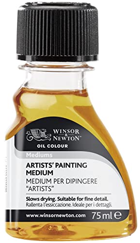 Winsor & Newton 3021734 Ölmalmittel, Künstler Malmittel aus Leinöl-Standöl & Terpentinersatz, Verdünnt die Konsistenz der Farbe und verbessert das Fließvermögen und die Transparenz - 75 ml Flasche Winsor & Newton 3021734 Ölmalmittel, Künstler Malmittel aus Leinöl-Standöl & Terpentinersatz, Verdünnt die Konsistenz der Farbe und verbessert das Fließvermögen und die Transparenz - 75 ml Flasche von Winsor & Newton