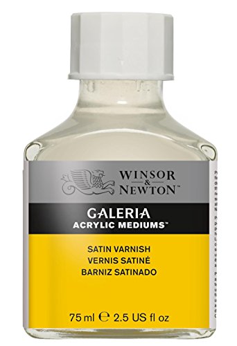Winsor & Newton 3022803 Galeria Seidenmatter Firnis, 75 ml Flasche, seidenmatte Schutzschicht auf Acrylbildern von Winsor & Newton