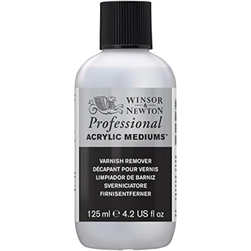 Winsor & Newton 3030933 Firnisentferner, zum sicheren Entfernen von Firnissen - 125ml Flasche von Winsor & Newton