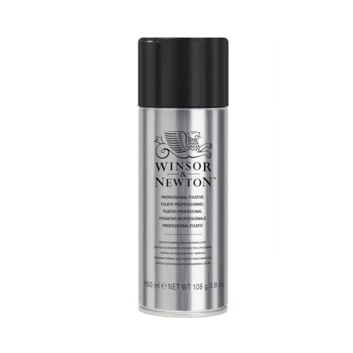 Winsor & Newton 3034913 Professional Fixativ, Sprühdose, Fixativ das Kohle-, Buntstift- und Pastellzeichnungen schützt, 150 ml Winsor & Newton 3034913 Professional Fixativ, Sprühdose, Fixativ das Kohle-, Buntstift- und Pastellzeichnungen schützt, 150 ml von Winsor & Newton