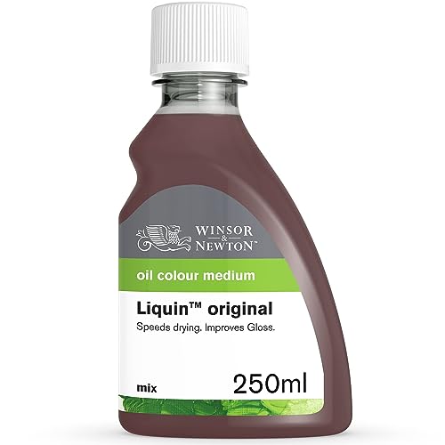 Winsor & Newton 3039751 Ölmalmittel, Liquin Original, 250 ml Flasche, flüssiges Malmittel auf Alkydbasis, halbiert die Trocknungszeit von Ölfarben, steigert die Transparenz, schützt vor Vergilbung Winsor & Newton 3039751 Ölmalmittel, Liquin Original, 250 ml Flasche, flüssiges Malmittel auf Alkydbasis, halbiert die Trocknungszeit von Ölfarben, steigert die Transparenz, schützt vor Vergilbung von Winsor & Newton