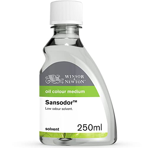 Winsor & Newton 3039757 Sansodor geruchsarme Lösungsmittel, für Ölfarben und Alkydfarben, 250ml Flasche, Transparent Winsor & Newton 3039757 Sansodor geruchsarme Lösungsmittel, für Ölfarben und Alkydfarben, 250ml Flasche, Transparent von Winsor & Newton