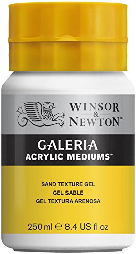 Winsor & Newton 3040811 Galeria Strukturgel Sand, 250 ml Topf, gibt Acrylfarben einen Sandeffekt von Winsor & Newton