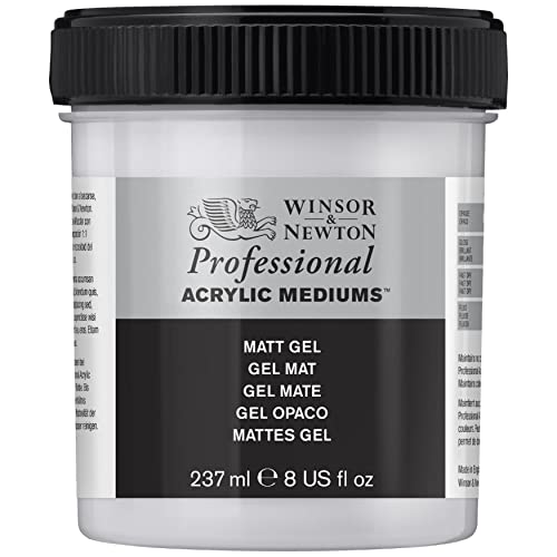 Winsor & Newton 3040915 Mattes Gel - Malmittel, Reduziert den Glanz der Acrylfarbe - 237 Topf von Winsor & Newton