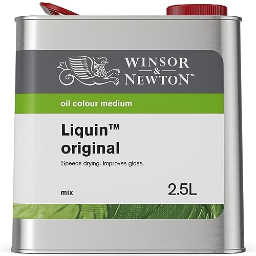 Winsor & Newton 3056751 Ölmalmittel, Liquin Original, 2,5 L Flasche, flüssiges Malmittel auf Alkydbasis, halbiert die Trocknungszeit von Ölfarben, steigert die Transparenz, schützt vor Vergilbung Winsor & Newton 3056751 Ölmalmittel, Liquin Original, 2,5 L Flasche, flüssiges Malmittel auf Alkydbasis, halbiert die Trocknungszeit von Ölfarben, steigert die Transparenz, schützt vor Vergilbung von Winsor & Newton