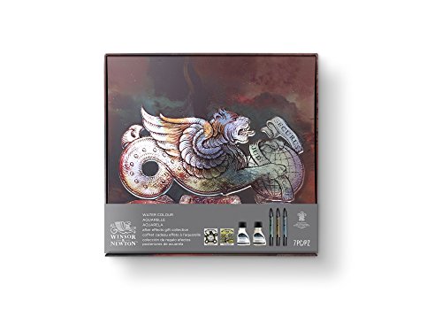 Winsor & Newton 3090111 Aquarell After Effects Geschenk-Kollektion, 3 Metallic Marker, 2 Zeichentuschen, 1 Irisirendes Medium, 1 Maskierflüssigkeit Winsor & Newton 3090111 Aquarell After Effects Geschenk-Kollektion, 3 Metallic Marker, 2 Zeichentuschen, 1 Irisirendes Medium, 1 Maskierflüssigkeit von Winsor & Newton