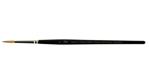 Winsor & Newton 5007004 Serie 7 Aquarellpinsel, Kolinski Rund-Pinsel Nr. 4 - 3 mm, Qualität von Handarbeit Winsor & Newton 5007004 Serie 7 Aquarellpinsel, Kolinski Rund-Pinsel Nr. 4 - 3 mm, Qualität von Handarbeit von Winsor & Newton