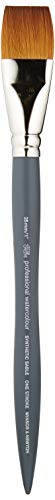 Winsor & Newton 5011625 Professional Aquarellpinsel, Malpinsel für Aquarellfarben mit synthetischen Fasern, ergonomischer Griff, langlebig & formstabil, kurze Stiel - Ein-Strich Pinsel -1" Winsor & Newton 5011625 Professional Aquarellpinsel, Malpinsel für Aquarellfarben mit synthetischen Fasern, ergonomischer Griff, langlebig & formstabil, kurze Stiel - Ein-Strich Pinsel -1" von Winsor & Newton
