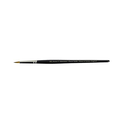 Winsor & Newton 5012004 Serie 7 Aquarellpinsel, Kolinski Rund-Pinsel Miniatur Nr. 4 - 3 mm, Qualität von Handarbeit Winsor & Newton 5012004 Serie 7 Aquarellpinsel, Kolinski Rund-Pinsel Miniatur Nr. 4 - 3 mm, Qualität von Handarbeit von Winsor & Newton