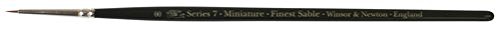 Winsor & Newton 5012020 Serie 7 Aquarellpinsel, Kolinski Rund-Pinsel Miniatur Nr. 00 - 1,2 mm, Qualität von Handarbeit von Winsor & Newton