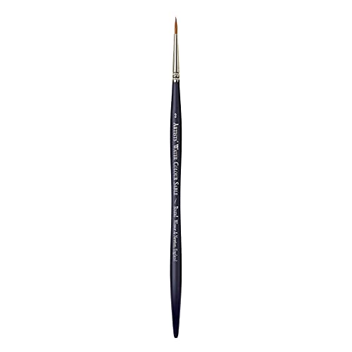 Winsor & Newton 5067002 Professional Sable Aquarell Pinsel aus Kolinski Marderhaar für ausgezeichnete Farbtragekapazität, Sprungkraft, Punktgenauigkeit - Rund Nr. 2 - 1,8 mm - kurzer Stiel Winsor & Newton 5067002 Professional Sable Aquarell Pinsel aus Kolinski Marderhaar für ausgezeichnete Farbtragekapazität, Sprungkraft, Punktgenauigkeit - Rund Nr. 2 - 1,8 mm - kurzer Stiel von Winsor & Newton