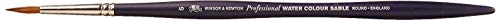 Winsor & Newton 5067005 Professional Sable Aquarell Pinsel aus Kolinski Marderhaar für ausgezeichnete Farbtragekapazität, Sprungkraft, Punktgenauigkeit - Rund Nr. 5 - 3 mm - kurzer Stiel Winsor & Newton 5067005 Professional Sable Aquarell Pinsel aus Kolinski Marderhaar für ausgezeichnete Farbtragekapazität, Sprungkraft, Punktgenauigkeit - Rund Nr. 5 - 3 mm - kurzer Stiel von Winsor & Newton