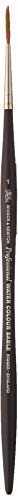 Winsor & Newton 5069001 Professional Sable Aquarell Pinsel aus Kolinski Marderhaar für ausgezeichnete Farbtragekapazität, Sprungkraft, Punktgenauigkeit - Schlepper Nr. 1 - 1,5 mm - kurzer Stiel von Winsor & Newton