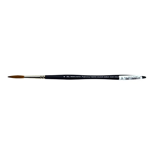 Winsor & Newton 5069006 Professional Sable Aquarell Pinsel aus Kolinski Marderhaar für ausgezeichnete Farbtragekapazität, Sprungkraft, Punktgenauigkeit - Schlepper Nr. 6 - 3,6 mm - kurzer Stiel Winsor & Newton 5069006 Professional Sable Aquarell Pinsel aus Kolinski Marderhaar für ausgezeichnete Farbtragekapazität, Sprungkraft, Punktgenauigkeit - Schlepper Nr. 6 - 3,6 mm - kurzer Stiel von Winsor & Newton