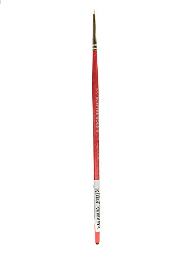 Winsor & Newton 5181731 Sceptre Gold II Künstler Aquarellpinsel mit hoher Farbtragekapazitat & exzellenter Sprungkraft, Serie 101 - Rundpinsel, kurzer Stiel, Nr.0000 - 0,9mm von Winsor & Newton