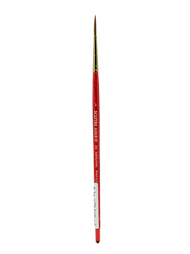 Winsor & Newton 5182703 Sceptre Gold II Künstler Aquarellpinsel mit hoher Farbtragekapazitat & exzellenter Sprungkraft, Serie 202 - Designers Pinsel, kurzer Stiel , Nr.3 - 2mm Winsor & Newton 5182703 Sceptre Gold II Künstler Aquarellpinsel mit hoher Farbtragekapazitat & exzellenter Sprungkraft, Serie 202 - Designers Pinsel, kurzer Stiel , Nr.3 - 2mm von Winsor & Newton