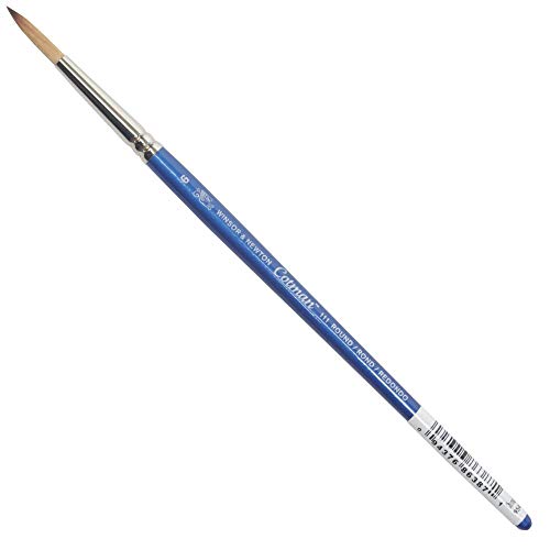 Winsor & Newton 5301006 Cotman Aquarell Synthetikhaar Pinsel - Serie 111 - Rundpinsel, kurzer Stiel mit exzellenter Sprungkraft, Farbtragekraft und Punktgenauigkeit - Nr. 6 - 3,6 mm Winsor & Newton 5301006 Cotman Aquarell Synthetikhaar Pinsel - Serie 111 - Rundpinsel, kurzer Stiel mit exzellenter Sprungkraft, Farbtragekraft und Punktgenauigkeit - Nr. 6 - 3,6 mm von Winsor & Newton
