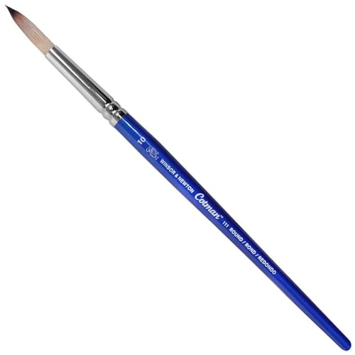 Winsor & Newton 5301010 Cotman Aquarell Synthetikhaar Pinsel - Serie 111 - Rundpinsel, kurzer Stiel mit exzellenter Sprungkraft, Farbtragekraft und Punktgenauigkeit - Nr. 10 - 6,3 mm Winsor & Newton 5301010 Cotman Aquarell Synthetikhaar Pinsel - Serie 111 - Rundpinsel, kurzer Stiel mit exzellenter Sprungkraft, Farbtragekraft und Punktgenauigkeit - Nr. 10 - 6,3 mm von Winsor & Newton