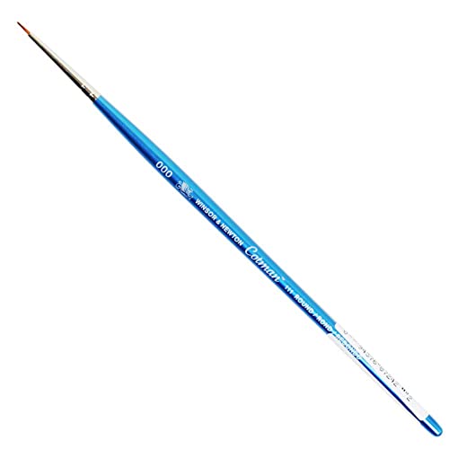 Winsor & Newton 5301030 Cotman Aquarell Synthetikhaar Pinsel - Serie 111 - Rundpinsel, kurzer Stiel mit exzellenter Sprungkraft, Farbtragekraft und Punktgenauigkeit - Nr. 000 - 1 mm Winsor & Newton 5301030 Cotman Aquarell Synthetikhaar Pinsel - Serie 111 - Rundpinsel, kurzer Stiel mit exzellenter Sprungkraft, Farbtragekraft und Punktgenauigkeit - Nr. 000 - 1 mm von Winsor & Newton