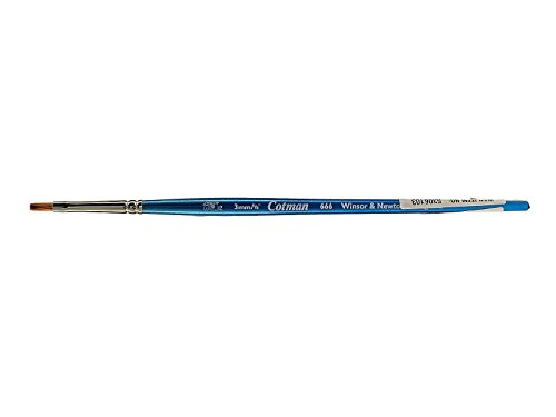 Winsor & Newton 5306103 Cotman Aquarell Synthetikhaar Pinsel - 666 - Ein-Strich-Pinsel, langer Stiel mit exzellenter Sprungkraft, Farbtragekraft und Punktgenauigkeit - 1/8 " - 3 mm Winsor & Newton 5306103 Cotman Aquarell Synthetikhaar Pinsel - 666 - Ein-Strich-Pinsel, langer Stiel mit exzellenter Sprungkraft, Farbtragekraft und Punktgenauigkeit - 1/8 " - 3 mm von Winsor & Newton