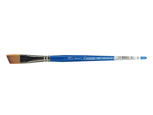 Winsor & Newton 5367113 Cotman Aquarell Synthetikhaar Pinsel - Serie 667 - Schrägpinsel, kurzer Stiel mit exzellenter Sprungkraft, Farbtragekraft und Punktgenauigkeit - 13mm - 1/2" Winsor & Newton 5367113 Cotman Aquarell Synthetikhaar Pinsel - Serie 667 - Schrägpinsel, kurzer Stiel mit exzellenter Sprungkraft, Farbtragekraft und Punktgenauigkeit - 13mm - 1/2" von Winsor & Newton