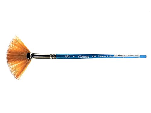 Winsor & Newton 5388006 Cotman Aquarell Synthetikhaar Pinsel - Serie 888 - Fächerpinsel, kurzer Stiel mit exzellenter Sprungkraft, Farbtragekraft und Punktgenauigkeit - Nr.6 - 65mm, 1 Stück (1er Pack) Winsor & Newton 5388006 Cotman Aquarell Synthetikhaar Pinsel - Serie 888 - Fächerpinsel, kurzer Stiel mit exzellenter Sprungkraft, Farbtragekraft und Punktgenauigkeit - Nr.6 - 65mm, 1 Stück (1er Pack) von Winsor & Newton