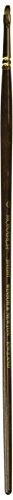 Winsor & Newton 5501000 Monarch Pinsel - Flachpinsel, kurzer Stiel Nr. 0 - 3,8mm, professioneller Synthetikhaarpinsel für Ölfarben oder Acrylfarben von Winsor & Newton