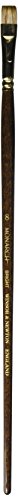 Winsor & Newton 5501008 Monarch Pinsel - Flachpinsel, kurzer Stiel Nr. 8 - 9,2mm, professioneller Synthetikhaarpinsel für Ölfarben oder Acrylfarben von Winsor & Newton