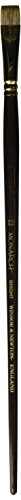 Winsor & Newton 5501012 Monarch Pinsel - Flachpinsel, kurzer Stiel Nr.12 - 11,5mm, professioneller Synthetikhaarpinsel für Ölfarben oder Acrylfarben von Winsor & Newton