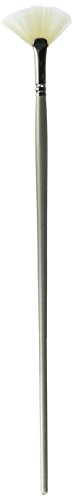 Winsor & Newton 5528003 Artisan Synthetikfaser - Pinsel mit Leistungsmerkmalen von Schweineborsten, robust und haltbar, perfekt für dickflüssige Öl - Farbe - Fächerpinsel - langer Stiel Nr.3 von Winsor & Newton