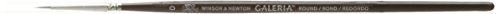 Winsor & Newton 5734000 Galeria Acrylpinsel, aus Synthetikfasern, ideale Kontrolle für dickere Farbaufträge, kurzer Stiel, Rundpinsel Nr. 0, 1,2 mm von Winsor & Newton