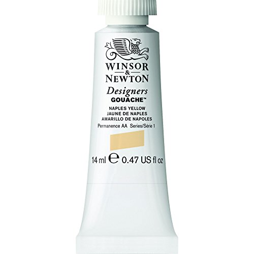Winsor & Newton Designers Gouache 14 ml Neapelgelb von Winsor & Newton