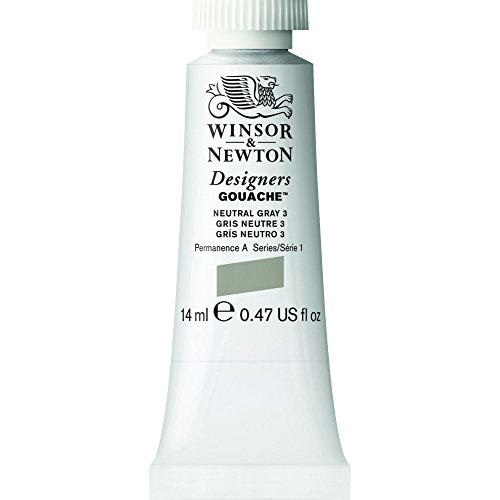 Winsor & Newton Designers Gouache 14 ml Neutrales Grau Nr.3 von Winsor & Newton