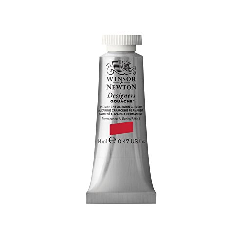 Winsor & Newton Designers Gouache 14 ml Permanent Alizarinkarmesin von Winsor & Newton