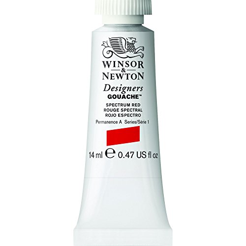 Winsor & Newton Designers Gouache 14 ml Spektrumrot von Winsor & Newton