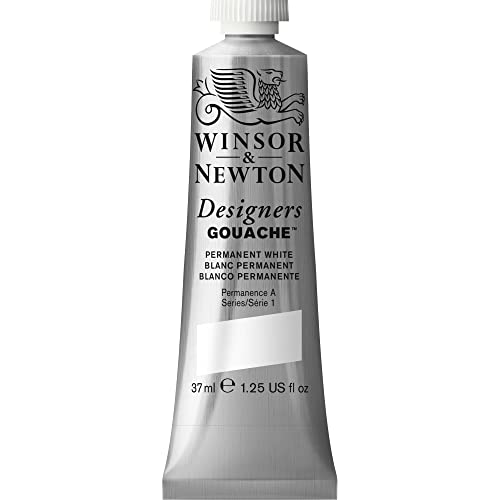 Winsor & Newton 614512 Designer Gouache - Permanentweiß, 37ml Tube - matte deckende Gouachefarben, Ideal für Gouachemalerei, Brillante, lichtechte Farben mit großer Deckkraft Winsor & Newton 614512 Designer Gouache - Permanentweiß, 37ml Tube - matte deckende Gouachefarben, Ideal für Gouachemalerei, Brillante, lichtechte Farben mit großer Deckkraft von Winsor & Newton