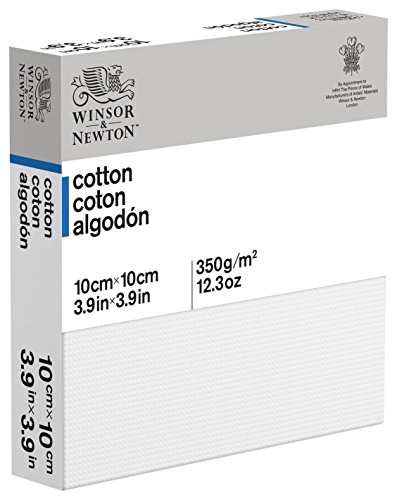 Winsor & Newton 6201052 - Keilrahmen " Classic " 3-fach grundiert 350 g/m², Leistendicke 19 mm, Baumwolle - 10 x 10 cm von Winsor & Newton