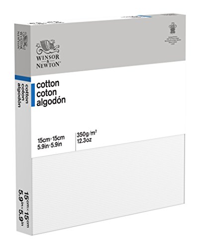 Winsor & Newton 6201054 - Keilrahmen " Classic " 3-fach grundiert 350 g/m², Leistendicke 19 mm, Baumwolle - 15 x 15 cm von Winsor & Newton