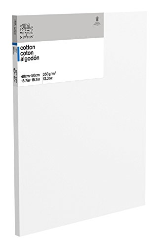 Winsor & Newton 6201068 - Keilrahmen " Classic " 3-fach grundiert 350 g/m², Leistendicke 19 mm, Baumwolle - 40 x 50 cm von Winsor & Newton