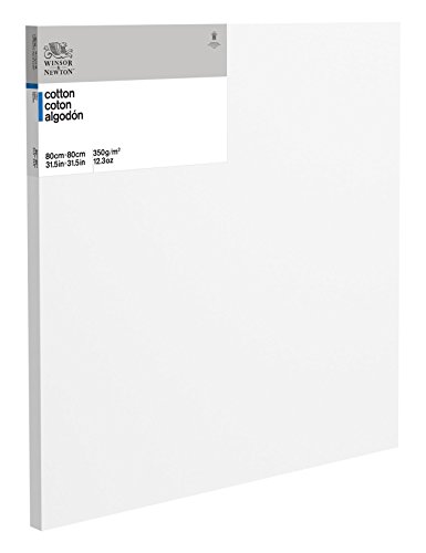 Winsor & Newton 6201155 - Keilrahmen " Classic " 3-fach grundiert 350 g/m², Leistendicke 35 mm, Baumwolle - Deep Edge - 80 x 80 cm von Winsor & Newton