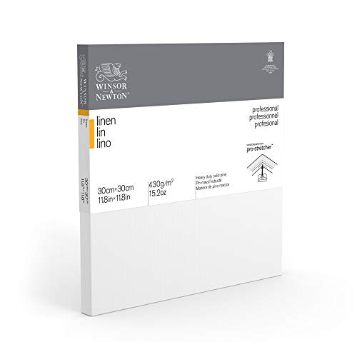 Winsor & Newton 6204001 Professional Keilrahmen aus Leinen, 465 g/m², 3-fach grundiert, mittlere Körnung, ideal für die Ölfarben und Acrylfarben - 100 x 100 cm Winsor & Newton 6204001 Professional Keilrahmen aus Leinen, 465 g/m², 3-fach grundiert, mittlere Körnung, ideal für die Ölfarben und Acrylfarben - 100 x 100 cm von Winsor & Newton