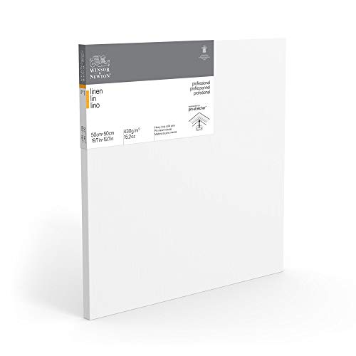 Winsor & Newton 6204001 Professional Keilrahmen aus Leinen, 465 g/m², 3-fach grundiert, mittlere Körnung, ideal für die Ölfarben und Acrylfarben - 100 x 100 cm Winsor & Newton 6204001 Professional Keilrahmen aus Leinen, 465 g/m², 3-fach grundiert, mittlere Körnung, ideal für die Ölfarben und Acrylfarben - 100 x 100 cm von Winsor & Newton