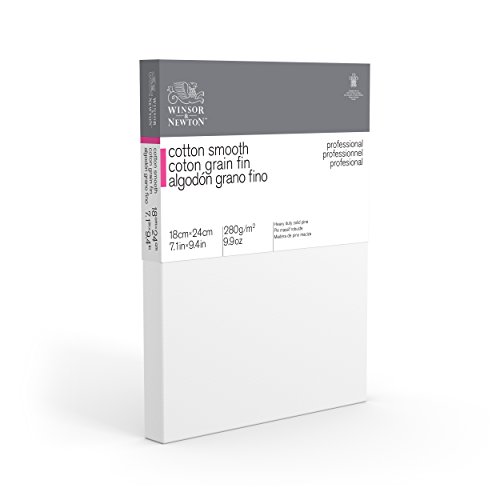 Winsor & Newton 6205020 Professional Keilrahmen Feinkorn, Leinwand mit 280 g/m² aus 100% Baumwolle, 3-fach grundiert für Aquarell, Ölfarben, Acrylfarben - 18 x 24 cm Winsor & Newton 6205020 Professional Keilrahmen Feinkorn, Leinwand mit 280 g/m² aus 100% Baumwolle, 3-fach grundiert für Aquarell, Ölfarben, Acrylfarben - 18 x 24 cm von Winsor & Newton