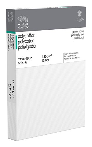 Winsor & Newton 6206006 Professional Keilrahmen aus Baumwollmischgewebe, 385 g/m², 3-fach grundiert, mittlere Körnung, ideal für die Ölfarben und Acrylfarben - 13x18cm Winsor & Newton 6206006 Professional Keilrahmen aus Baumwollmischgewebe, 385 g/m², 3-fach grundiert, mittlere Körnung, ideal für die Ölfarben und Acrylfarben - 13x18cm von Winsor & Newton