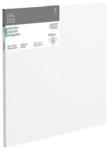 Winsor & Newton 6206030 Professional Keilrahmen aus Baumwollmischgewebe, 385 g/m², 3-fach grundiert, mittlere Körnung, ideal für die Ölfarben und Acrylfarben - 60x60cm Winsor & Newton 6206030 Professional Keilrahmen aus Baumwollmischgewebe, 385 g/m², 3-fach grundiert, mittlere Körnung, ideal für die Ölfarben und Acrylfarben - 60x60cm von Winsor & Newton